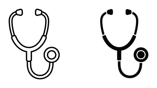 Stethoscope Icon Set