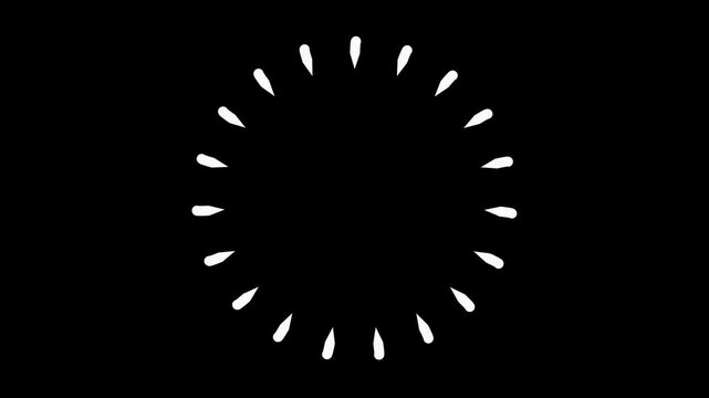Shiny firework circle burst animation, glowing line explosion effect, abstract infinite tunnel loop motion, cinematic sparkle visuals in 4k black screen