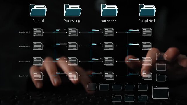 Task workflow system showing document progress through stages. Task tracking improves productivity, ensures visibility, task tracking supports planning, and task tracking manages status. Marrow