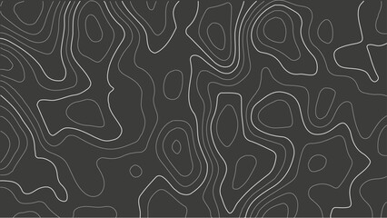 topography line map. Vector geographic contour map background.. Abstract topographic contours map background. Vintage outdoors style.Geographic abstract grid. EPS 10 vector illustration. © MSROKSANA