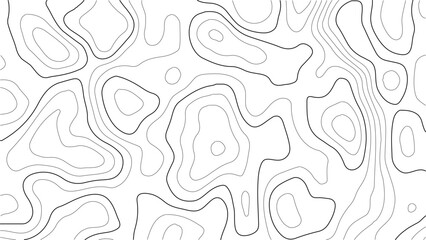 topography line map. Vector geographic contour map background.. Abstract topographic contours map background. Vintage outdoors style.Geographic abstract grid. EPS 10 vector illustration. © MSROKSANA