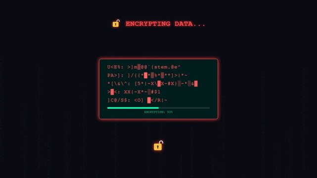 Cybersecurity Data Protection and Encryption Interface.