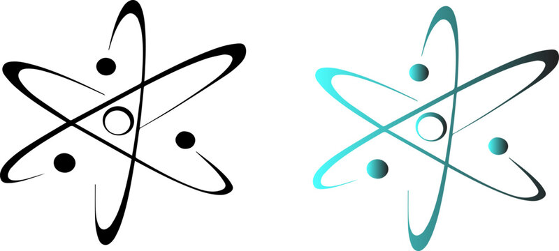 Abstract Atom Logo Symbol Vector Illustration