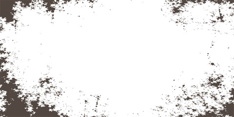 Abstract grunge black ink splatter frame design texture background © MAHIN