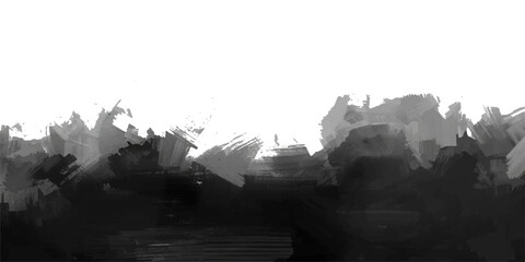 A silhouette of a Jerusalem city castle stands against a vibrant sunset sky with orange clouds over the evening architecture and urban skyline © NAYEM