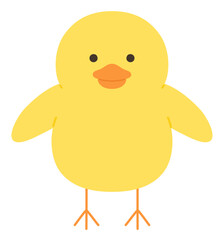 かわいいひよこのベクターイラスト © chie