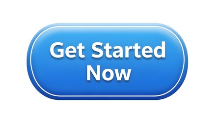 Fototapeta premium Get Started Now Button Clipart