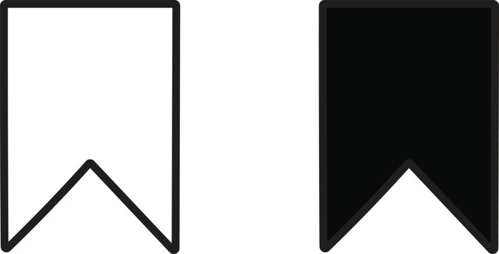 Simple Black and White Flags