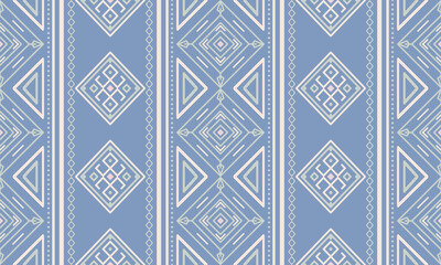 Southwest native seamless pattern ethnic tribal Aztec geometric Navajo Native American fabric earth tone design vector for textile printing