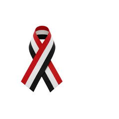 Yemen flag ribbon