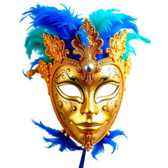 carnival mask isolated on white