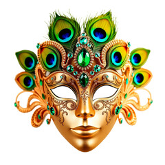 carnival mask isolated on white