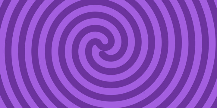 Hypnotic purple spiral pattern with concentric rings and a swirling center