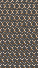 Seamless Bronze Wave Scale Geometric Pattern