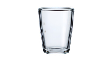 Double Wall Glass Cup Presents Clean Modern Beverage Container isolated on white PNG