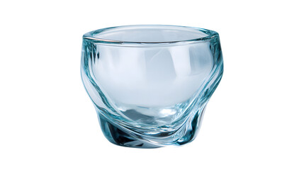 Double Wall Glass Cup Displays Modern Minimal Drinkware isolated on white PNG