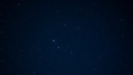 Obraz premium pleiades. Pleiades star cluster shining in winter night sky near Orion, astronomical photography. STEM education sheets, lab safety posters, designed for STEM education and laboratory safety posters.