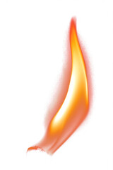 Dynamic Flame, intense Fire, radiating Heat and Light with a vibrant Orange glow against a striking blue background, perfect for abstract energy concepts.