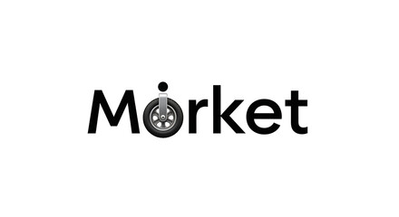 Market logo displayed prominently on a clean white background viewed straight on