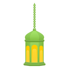 Islamic Hanging Lantern Illustration
