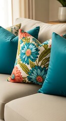 Comfort's Embrace: Floral Hues