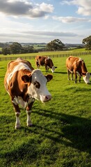 Golden Pasture: A Tranquil Evening.