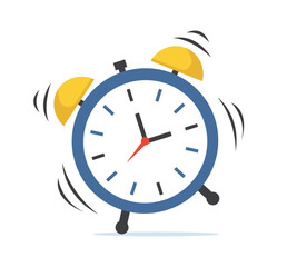 Ringing Alarm Clock vector Illustration	

