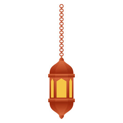 Islamic Hanging Lantern Illustration