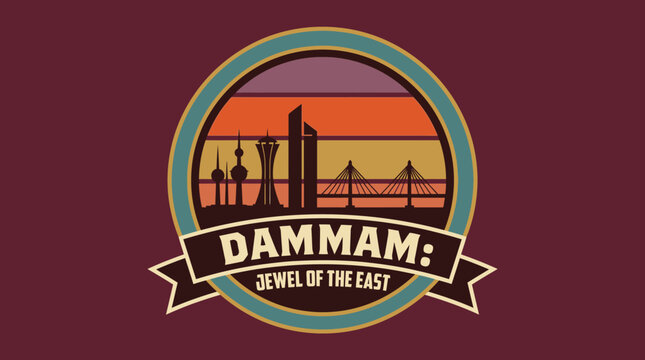 Dammam Jewel of the East - Iconic Skyline and Coastal Cityscape Featuring Modern Architecture and a Vibrant Sunset
