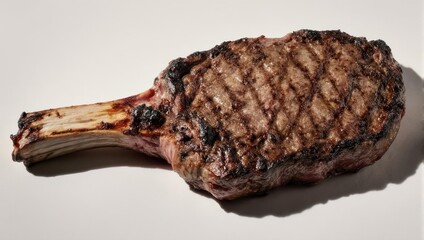 Grilled Tomahawk Steak - A Delicious and Savory Meal.