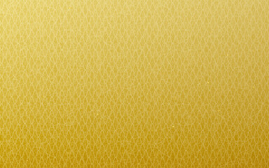 シームレスなゴールド和柄パターン。網目文様。