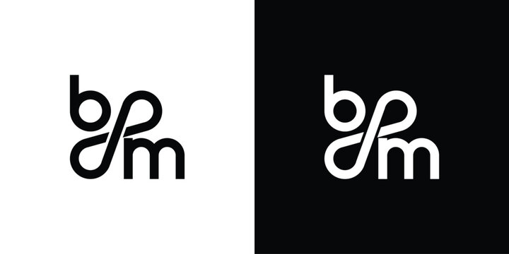 minimalist boom logo design, infinity loop logo symbol icon