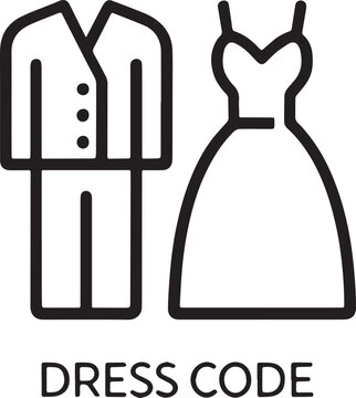 Formal Suit and Dress Code Icon