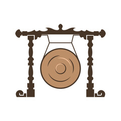Gamelan traditional Indonesian percussion instrument icon