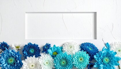 ブルートーンの花を配した白漆喰背景のミニマル広告素材

青系フラワーで縁取る春夏向けホワイト背景ビジュアル