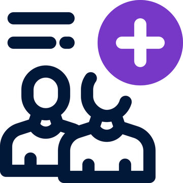 new employee duotone icon. Sleek and modern vector icon for websites, mobile apps, marketing materials, and corporate design. Fully scalable and ready to use.