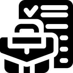 business plan glyph icon. Strong and solid vector icon for websites, mobile interfaces, presentations, and visual branding. High quality and easy to edit.