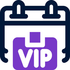 Obraz premium vip event duotone icon. Sleek and modern vector icon for websites, mobile apps, marketing materials, and corporate design. Fully scalable and ready to use.