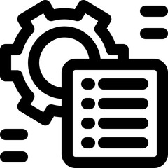 project line icon. Clean and minimalist vector icon for websites, mobile apps, presentations, and logos. Fully scalable and customizable for any project.