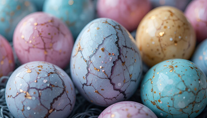 colorful easter eggs