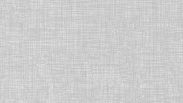 A detailed close up view of woven fabric featuring a delicate grid pattern with a subtle grey hue