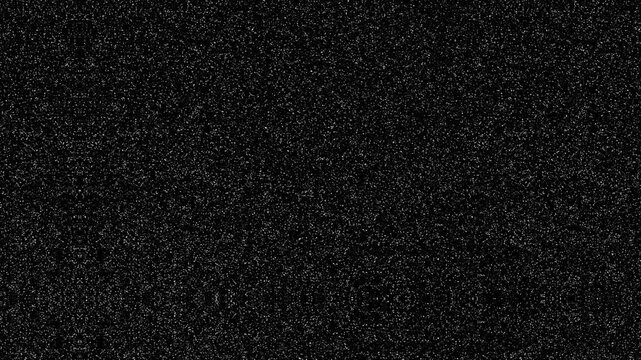 Abstract black background with subtle shimmering white particle effect for versatile visuals