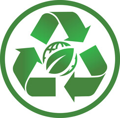 Obraz premium recycle symbol icon