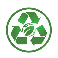 Obraz premium recycle symbol icon