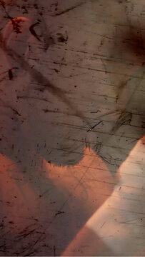 Vertical Film Burn Transition 01