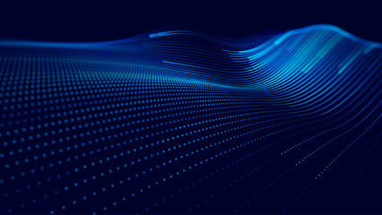 Digital Data Abstract AI Analysis Intersects with Data Flow Line Informatics. High-Tech Backdrop. Digital Innovation and Seamless Connectivity Modern Vector Background. © ec0de