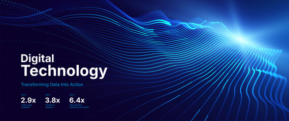 Fototapeta na wymiar Cutting Edge AI Data Flow in Digital Technology Abstract Illustration - Tech Industry Backdrop with Lines and Patterns Emphasizing Seamless Integration. Tech Background Vector.