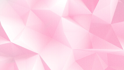 Abstract pink polygon background with geometric triangle texture