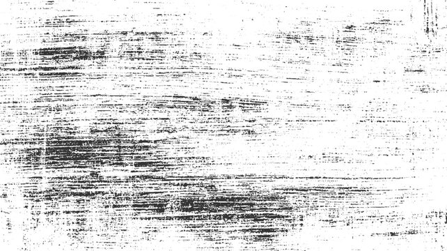 Black and white textured background with horizontal brush strokes and speckles grunge