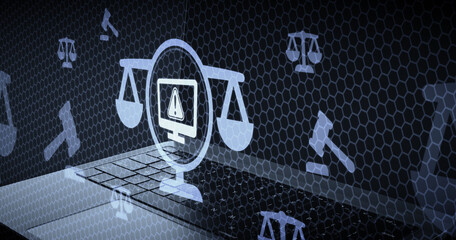 Derecho informático y alertas de seguridad legal normativa sobre delitos cibernéticos y responsabilidad en plataformas digitales leyes de internet © sh99